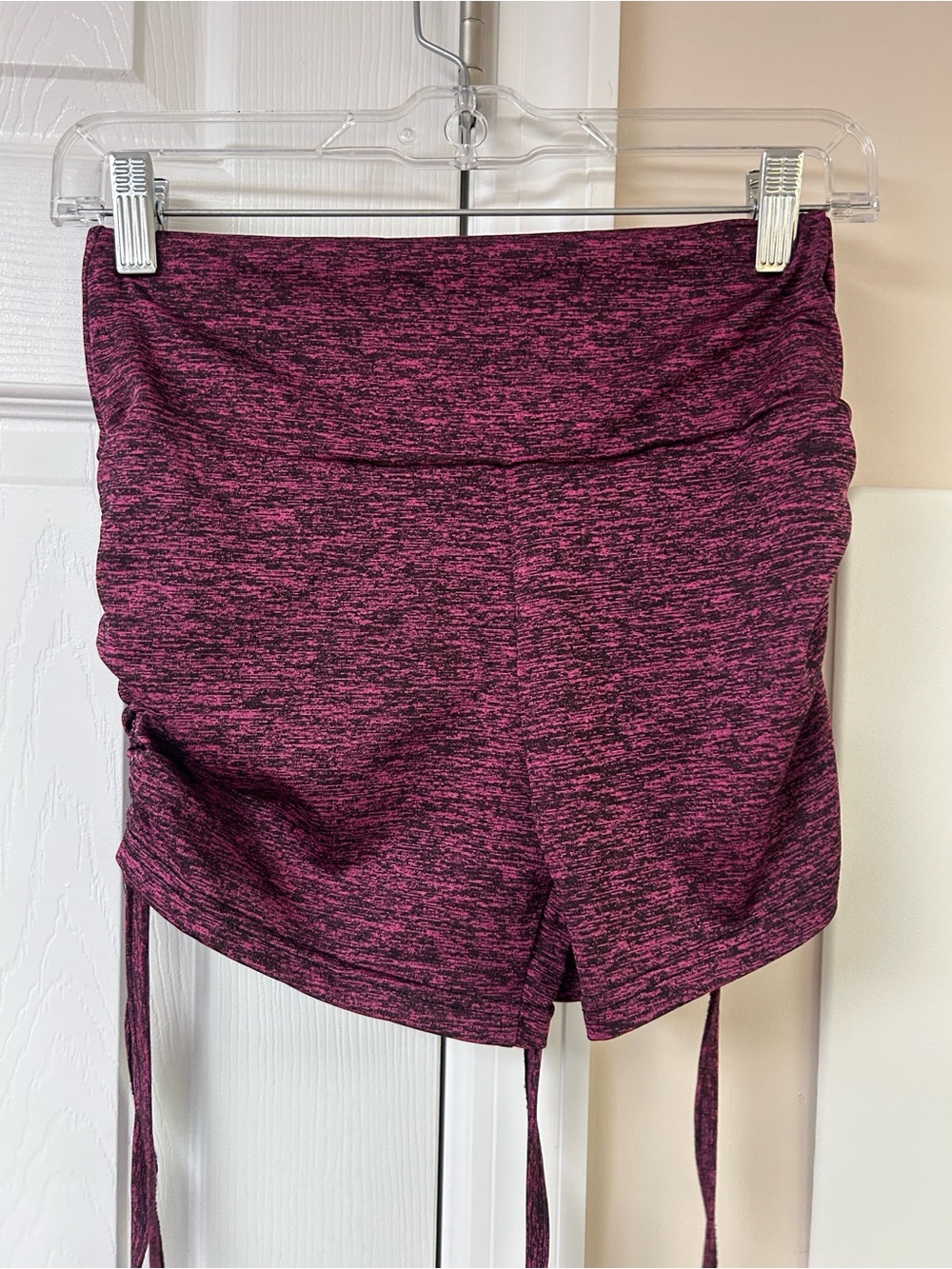 SHEIN athletic bike shorts side ruching